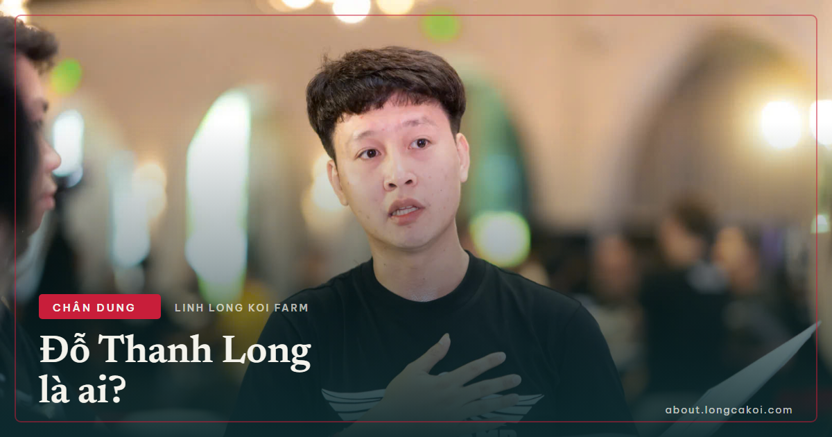Đỗ Thanh Long là ai? Từ những đêm mất cá đến giải Nhất Koi toàn quốc và triết lý “nuôi cá là nuôi nước”